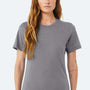 Bella + Canvas Mens Heather CVC Short Sleeve Crewneck T-Shirt - Heather Storm Blue