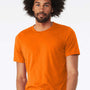 Bella + Canvas Mens Heather CVC Short Sleeve Crewneck T-Shirt - Neon Orange