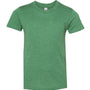 Bella + Canvas Youth Jersey Short Sleeve Crewneck T-Shirt - Heather Grass Green