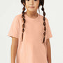 Bella + Canvas Youth Jersey Short Sleeve Crewneck T-Shirt - Heather Peach