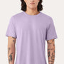 Bella + Canvas Mens Short Sleeve Crewneck T-Shirt - Dark Lavender Purple