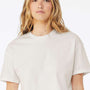Bella + Canvas Womens Jersey Cropped Short Sleeve Crewneck T-Shirt - Vintage White