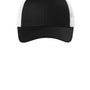 Port Authority Hats Mens Low Profile Snapback Trucker Hat - Black/White