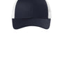 Port Authority Hats Mens Low Profile Snapback Trucker Hat - Rich Navy Blue/White