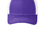 Port Authority Hats Mens Adjustable Trucker Hat - Purple/White