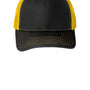 Port Authority Hats Mens Adjustable Trucker Hat - Black/Gold