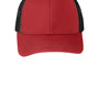 Port Authority Hats Mens Adjustable Trucker Hat - Flame Red/Black
