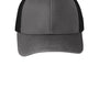 Port Authority Hats Mens Adjustable Trucker Hat - Steel Grey/Black
