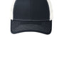 Port Authority Hats Mens Adjustable Trucker Hat - Rich Navy Blue/White