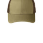 Port Authority Hats Mens Adjustable Trucker Hat - True Khaki/Coffee Brown