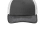 Port Authority Hats Mens Low Profile Snapback Trucker Hat - Steel Grey/White