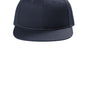 Port Authority Hats Mens Snapback Flat Bill Hat - Rich Navy Blue