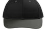 Port Authority Hats Mens Snapback Hat - Black/Steel Grey