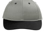 Port Authority Hats Mens Snapback Hat - Heather Grey/Black