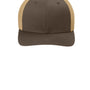 Port Authority Hats Mens Stretch Fit Hat - Brown/Khaki