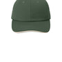Port Authority Hats Mens Dry Zone Moisture Wicking Adjustable Hat - Olive Green/Stone