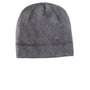 Port Authority Hats Unisex R-Tek Pill Resistant Stretch Fleece Beanie - Heather Midnight Grey