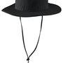 Port Authority Hats Mens Moisture Wicking Wide Brim Hat - Black