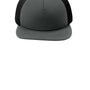 Port Authority Hats Mens Foam Outdoor Flexfit Adjustable Hat - Graphite Grey/Black