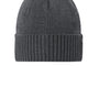 Port Authority Hats Unisex Rib Knit Cuff Beanie - Graphite Grey