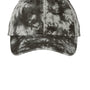 Port Authority Hats Mens Tie Dye Adjustable Hat - Black