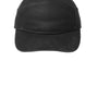 Port Authority Hats Mens 7 Panel Adjustable Hat - Black
