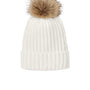Port Authority Hats Mens Faux Fur Pom Beanie - Marshmellow White - COMING SOON