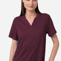 Core 365 Womens Nova Performance Pique Moisture Wicking Short Sleeve Polo Shirt - Burgundy - New