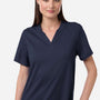 Core 365 Womens Nova Performance Pique Moisture Wicking Short Sleeve Polo Shirt - Classic Navy Blue - New