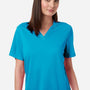 Core 365 Womens Nova Performance Pique Moisture Wicking Short Sleeve Polo Shirt - Electric Blue - New