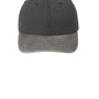 Port & Company Hats Mens Adjustable Hat - Black/Pebble