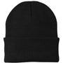 Port & Company Hats Unisex Knit Beanie - Black