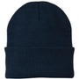 Port & Company Hats Unisex Knit Beanie - Navy Blue