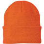 Port & Company Hats Unisex Knit Beanie - Neon Orange