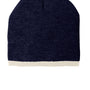Port & Company Hats Unisex Beanie - Navy Blue/Natural