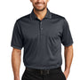 CornerStone Mens Select Moisture Wicking Short Sleeve Polo Shirt w/ Pocket - Charcoal Grey/Light Grey