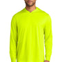 CornerStone Mens Workwear Pro Long Sleeve Hooded T-Shirt Hoodie - Safety Yellow - COMING SOON