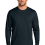 CornerStone Mens Workwear Pro Long Sleeve Crewneck T-Shirt w/ Pocket - Navy Blue - COMING SOON