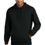 CornerStone Mens Tough Fleece Hooded Sweatshirt Hoodie w/ Pouch Pocket - Black