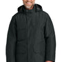 CornerStone Mens Elements Wind & Water Resistant Insulated Full Zip Hooded Parka - Black