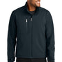 CornerStone Mens Workwear Water Resistant Soft Shell Full Zip Jacket - Navy Blue