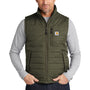 Carhartt Mens Gilliam Full Zip Vest - Moss Green