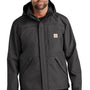 Carhartt Mens Storm Defender Shoreline Waterproof Full Zip Hooded Jacket - Shadow Grey