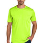 Carhartt Mens Force Sun Defender Moisture Wicking Short Sleeve Crewneck T-Shirt - Brite Lime Green