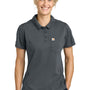 Carhartt Womens FLD & RSCU Short Sleeve Polo Shirt w/ Pocket - Pewter Grey - NEW