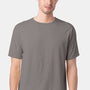 ComfortWash By Hanes Mens Short Sleeve Crewneck T-Shirt - Concrete Grey