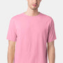 ComfortWash By Hanes Mens Short Sleeve Crewneck T-Shirt - Cotton Candy Pink