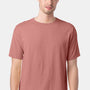 ComfortWash By Hanes Mens Short Sleeve Crewneck T-Shirt - Mauve