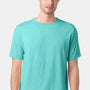 ComfortWash By Hanes Mens Short Sleeve Crewneck T-Shirt - Mint Green