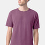 ComfortWash By Hanes Mens Short Sleeve Crewneck T-Shirt - Plum Purple